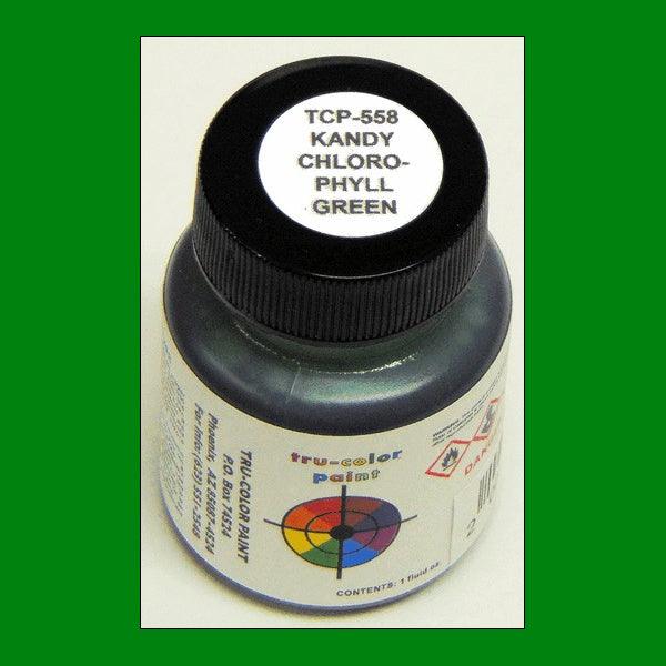 High-gloss KANDY CHLOROPHYLL GREEN 1 oz bottle (Airbrush-ready) Tru-Color Paint - Arizona Hobbies LLC