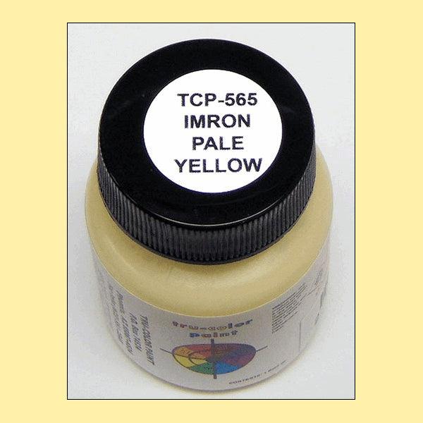 High-gloss IMRON PALE YELLOW 1 oz bottle (Airbrush-ready) Tru-Color Paint - Arizona Hobbies LLC