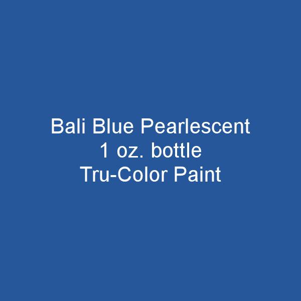 Bali Blue Pearlescent 1 oz bottle (Airbrush-ready) Tru-Color Paint - Arizona Hobbies LLC