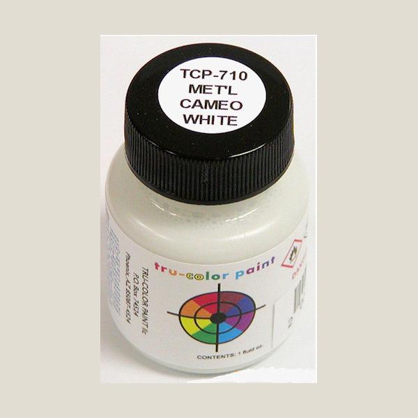 Metallic CAMEO WHITE 1 oz bottle (Airbrush-ready) Tru-Color Paint - Arizona Hobbies LLC