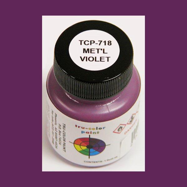 Metallic VIOLET 1 oz bottle (Airbrush-ready) Tru-Color Paint - Arizona Hobbies LLC