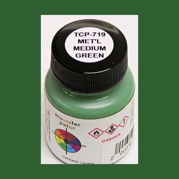 Metallic MEDIUM GREEN 1 oz bottle (Airbrush-ready) Tru-Color Paint - Arizona Hobbies LLC