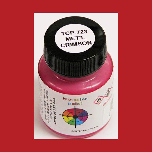 Metallic CRIMSON 1 oz bottle (Airbrush-ready) Tru-Color Paint - Arizona Hobbies LLC