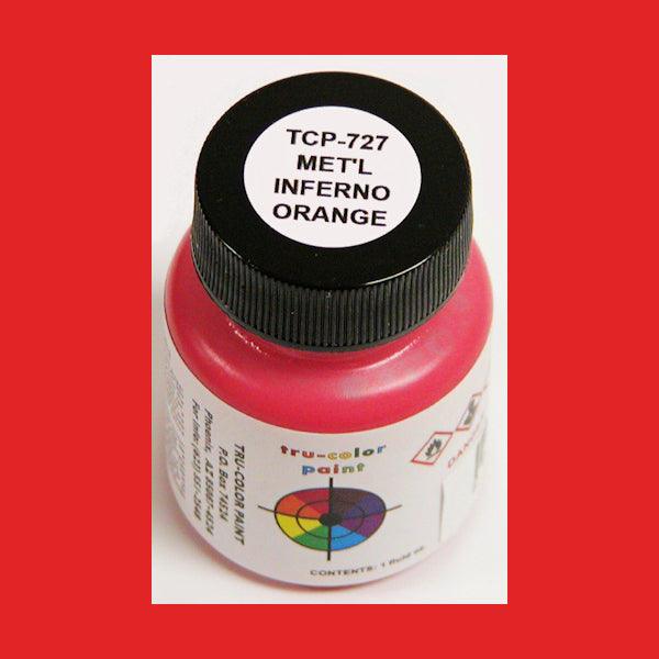 Metallic INFERNO ORANGE 1 oz bottle (Airbrush-ready) Tru-Color Paint - Arizona Hobbies LLC