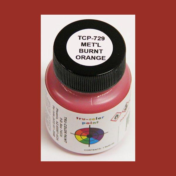 Metallic BURNT ORANGE 1 oz bottle (Airbrush-ready) Tru-Color Paint - Arizona Hobbies LLC