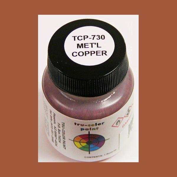 Metallic COPPER 1 oz bottle (Airbrush-ready) Tru-Color Paint - Arizona Hobbies LLC