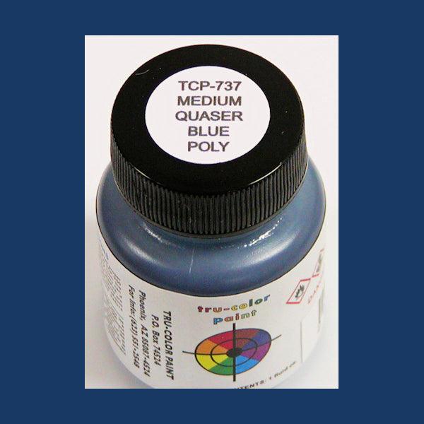 Poly MEDIUM QUASAR BLUE 1 oz bottle (Airbrush-ready) Tru-Color Paint - Arizona Hobbies LLC