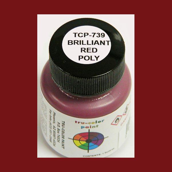 Poly BRILLIANT RED 1 oz bottle (Airbrush-ready) Tru-Color Paint - Arizona Hobbies LLC
