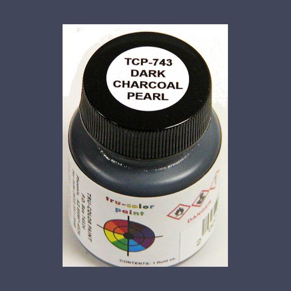 Pearlescent DARK CHARCOAL 1 oz bottle (Airbrush-ready) Tru-Color Paint - Arizona Hobbies LLC