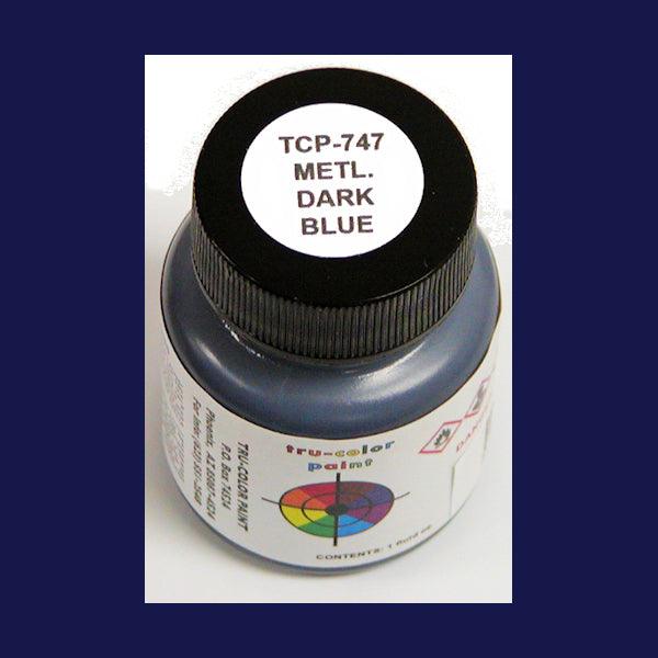 Metallic DARK BLUE 1 oz bottle (Airbrush-ready) Tru-Color Paint - Arizona Hobbies LLC
