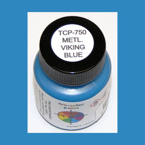 Metallic VIKING BLUE 1 oz bottle (Airbrush-ready) Tru-Color Paint - Arizona Hobbies LLC