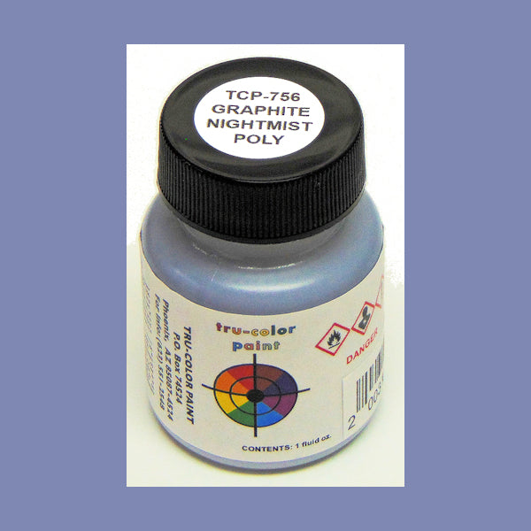 Poly GRAPHITE NIGHTMIST 1 oz. bottle (Airbrush-ready) TCP-756-1