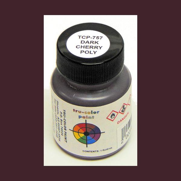 Poly DARK CHERRY 1 oz bottle (Airbrush-ready) Tru-Color Paint - Arizona Hobbies LLC