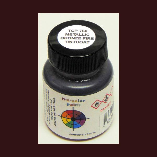 Metallic BRONZE FIRE Tintcoat 1 oz bottle (Airbrush-ready) Tru-Color Paint - Arizona Hobbies LLC