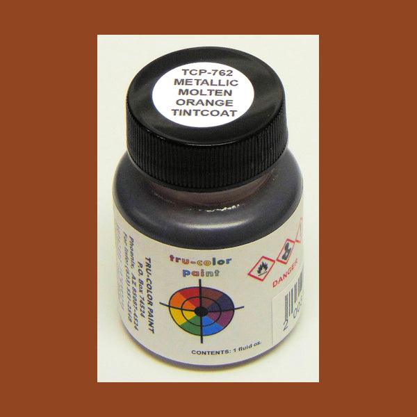 Metallic MOLTEN ORANGE Tintcoat 1 oz bottle (Airbrush-ready) Tru-Color Paint - Arizona Hobbies LLC