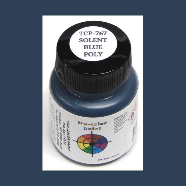 Poly SOLENT BLUE 1 oz bottle (Airbrush-ready) Tru-Color Paint - Arizona Hobbies LLC