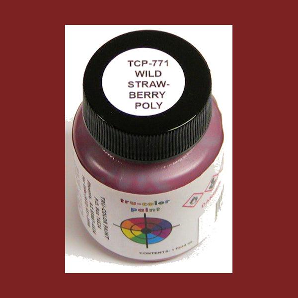 Poly WILD STRAWBERRY 1 oz bottle (Airbrush-ready) Tru-Color Paint - Arizona Hobbies LLC