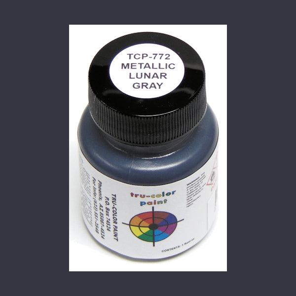 Metallic LUNAR GRAY 1 oz bottle (Airbrush-ready) Tru-Color Paint - Arizona Hobbies LLC