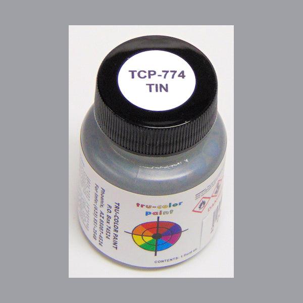 Metallic TIN 1 oz bottle (Airbrush-ready) Tru-Color Paint - Arizona Hobbies LLC
