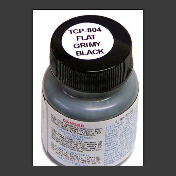 Flat GRIMY BLACK 1 oz bottle (Paint brush-ready) Tru-Color Paint - Arizona Hobbies LLC