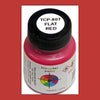 Flat RED 1 oz. bottle (Paint brush-ready) TCP-807-1