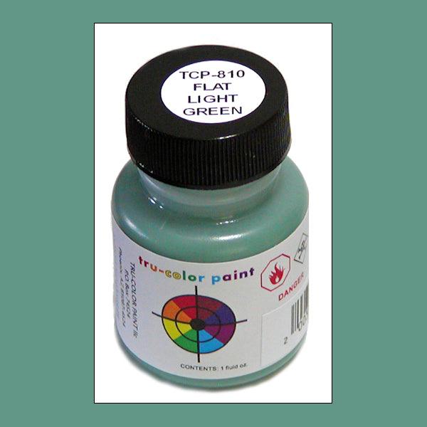 Flat LIGHT GREEN 1 oz bottle (Paint brush-ready) Tru-Color Paint - Arizona Hobbies LLC