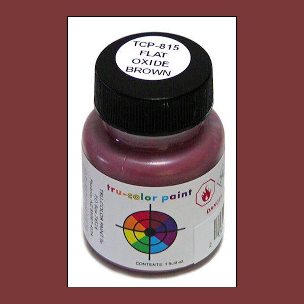 Flat OXIDE BROWN 1 oz bottle (Paint brush-ready) Tru-Color Paint - Arizona Hobbies LLC