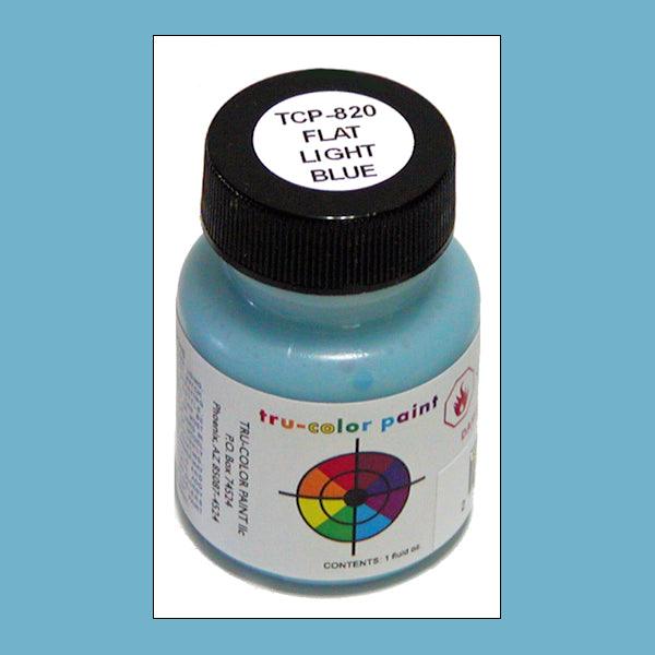Flat LIGHT BLUE 1 oz bottle (Paint brush-ready) Tru-Color Paint - Arizona Hobbies LLC
