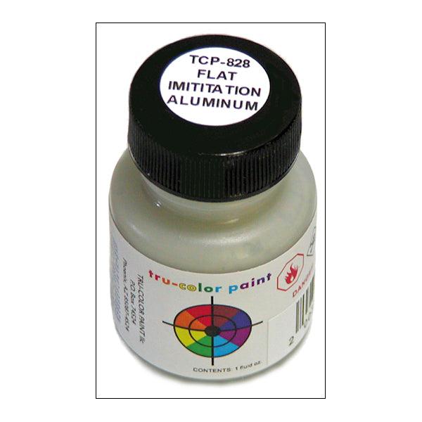 Flat IMITATION ALUMINUM 1 oz bottle (Paint brush-ready) Tru-Color Paint - Arizona Hobbies LLC