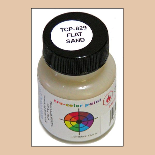 Flat SAND 1 oz bottle (Paint brush-ready) Tru-Color Paint - Arizona Hobbies LLC