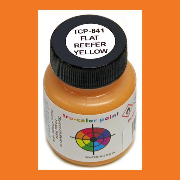 Flat REEFER YELLOW 1 oz bottle (Paint brush-ready) Tru-Color Paint - Arizona Hobbies LLC