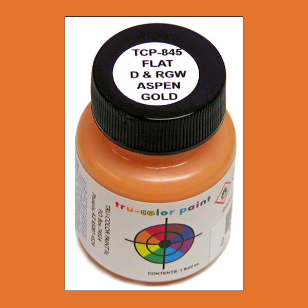 Flat Rio Grande ASPEN GOLD 1 oz. bottle (Paint brush-ready) TCP-845-1