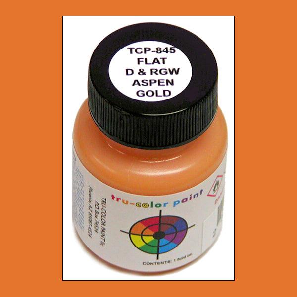 Flat Rio Grande ASPEN GOLD 1 oz bottle (Paint brush-ready) Tru-Color Paint - Arizona Hobbies LLC