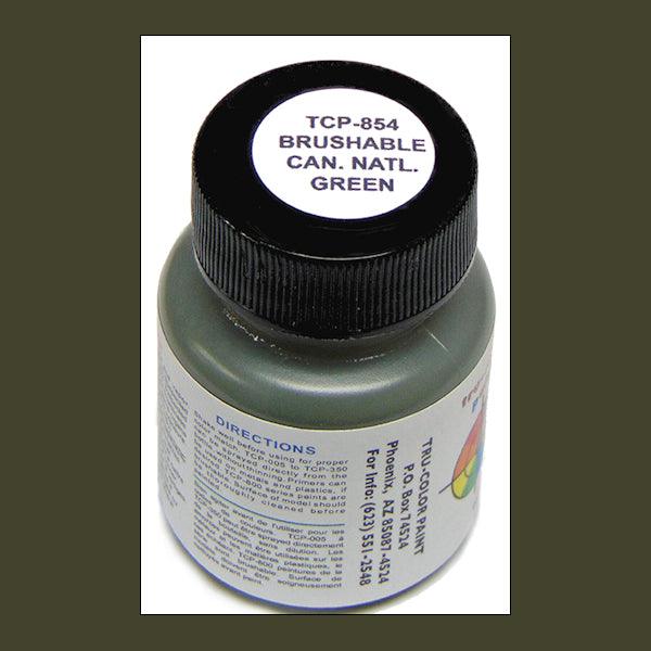 Flat Canadian National GREEN 1 oz bottle (Paint brush-ready) Tru-Color Paint - Arizona Hobbies LLC