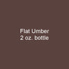 Flat UMBER 2 oz. bottle (Paint brush-ready) TCP-866-2