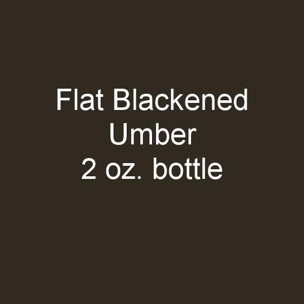 Flat BLACKENED UMBER 2 oz bottle (Paint brush-ready) Tru-Color Paint SPECIAL ORDER ONLY - Arizona Hobbies LLC