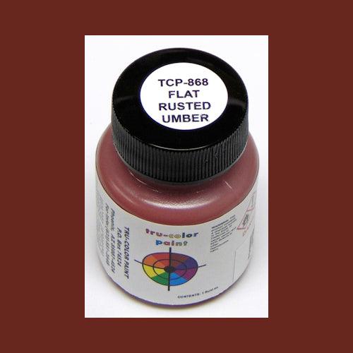 Flat RUSTED UMBER 1 oz bottle (Paint brush-ready) Tru-Color Paint - Arizona Hobbies LLC