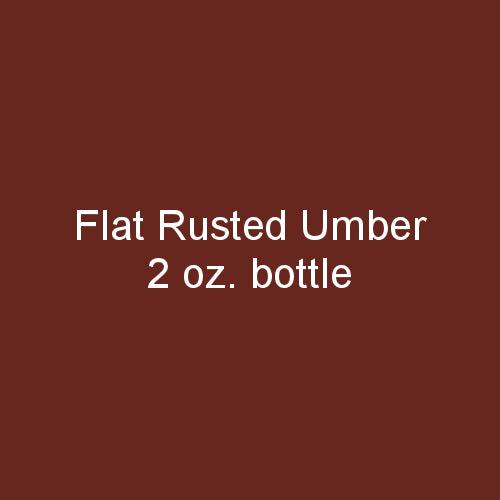 Flat RUSTED UMBER 2 oz bottle (Paint brush-ready) Tru-Color Paint SPECIAL ORDER ONLY - Arizona Hobbies LLC