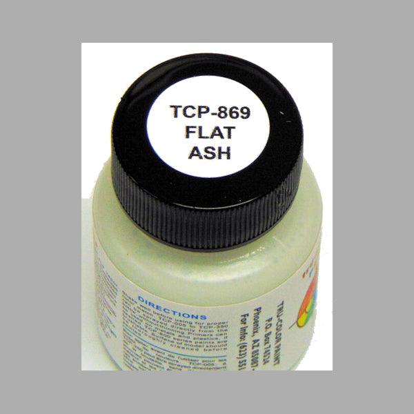 Flat ASH 1 oz bottle (Paint brush-ready) Tru-Color Paint - Arizona Hobbies LLC