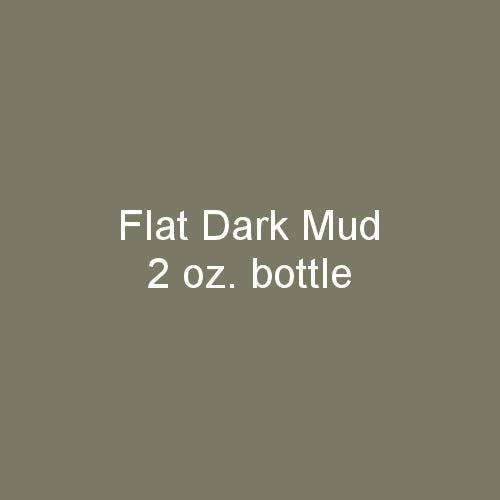 Flat DARK MUD 2 oz bottle (Paint brush-ready) Tru-Color Paint SPECIAL ORDER ONLY - Arizona Hobbies LLC