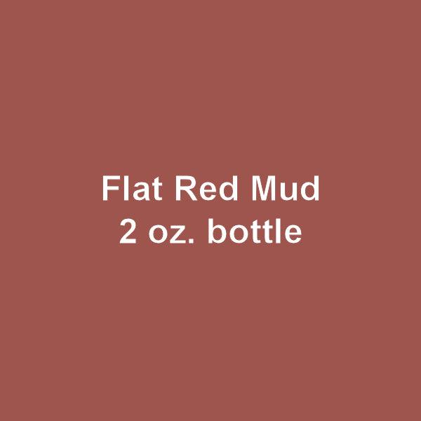 Flat RED MUD 2 oz bottle (Paint brush-ready) Tru-Color Paint SPECIAL ORDER ONLY - Arizona Hobbies LLC