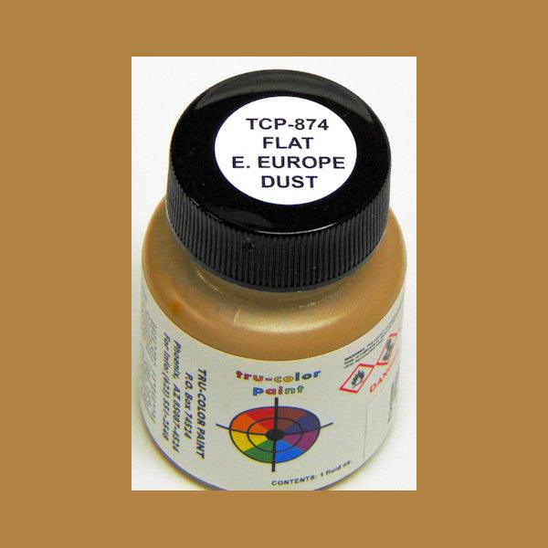 Flat EAST EUROPE DUST 1 oz bottle (Paint brush-ready) Tru-Color Paint - Arizona Hobbies LLC