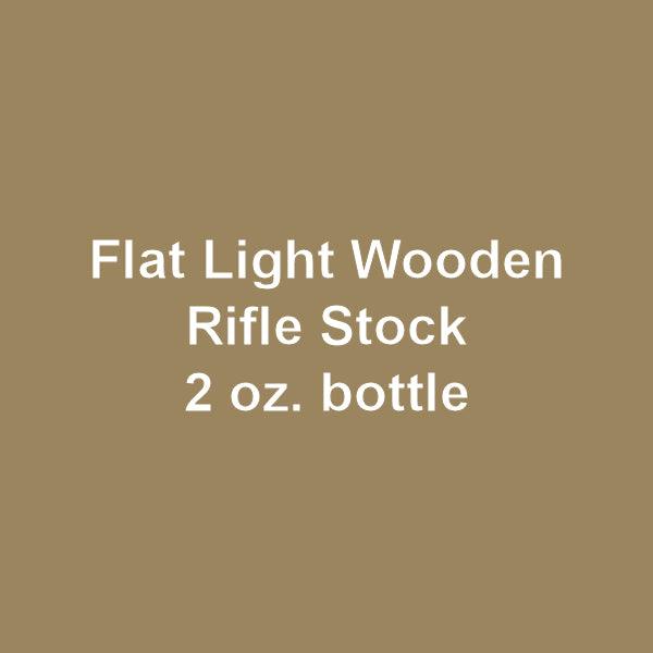 Flat LIGHT WOODEN RIFLE STOCK 2 oz bottle (Paint brush-ready) Tru-Color Paint SPECIAL ORDER ONLY - Arizona Hobbies LLC