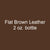 Flat BROWN LEATHER 2 oz. bottle (Paint brush-ready) TCP-878-2