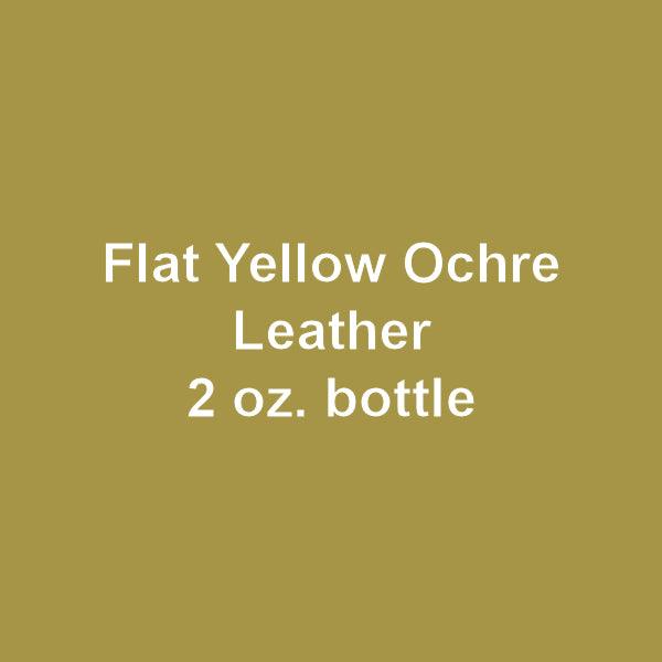 Flat YELLOW OCHRE LEATHER 2 oz bottle (Paint brush-ready) Tru-Color Paint SPECIAL ORDER ONLY - Arizona Hobbies LLC