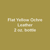 Flat YELLOW OCHRE LEATHER 2 oz. bottle (Paint brush-ready) TCP-879-2