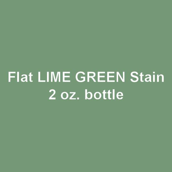 Flat LIME GREEN STAIN 2 oz bottle (Paint brush-ready) Tru-Color Paint SPECIAL ORDER ONLY - Arizona Hobbies LLC