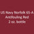 U.S. Navy ANTI-FOULING RED Norfolk 65-A 2 oz. bottle (Airbrush-ready) tcp-1000-2