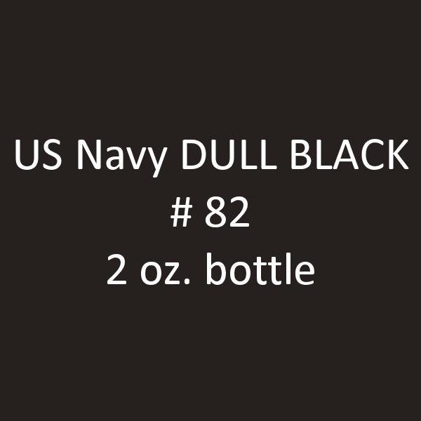 U.S. Navy DULL BLACK No. 82 2 oz bottle (Airbrush-ready) Tru-Color Paint SPECIAL ORDER ONLY - Arizona Hobbies LLC