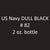 U.S. Navy DULL BLACK No. 82 2 oz. bottle (Airbrush-ready) tcp-1001-2